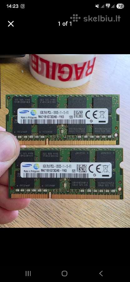 8gb Ddr3 Ddr4 Nesiojamo Kompiuterio Ramai SSD M.2 - nuotraukos Nr. 13