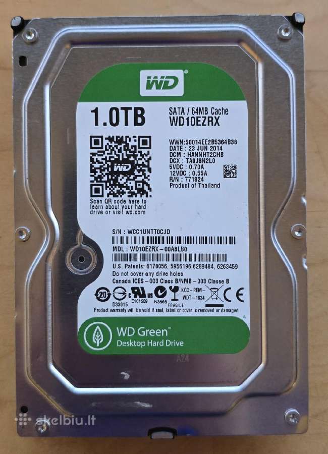 2.5" 3.5" Sata HDD 1tb 2tb 3tb 4tb 6tb 8tb 10-32tb - nuotraukos Nr. 30