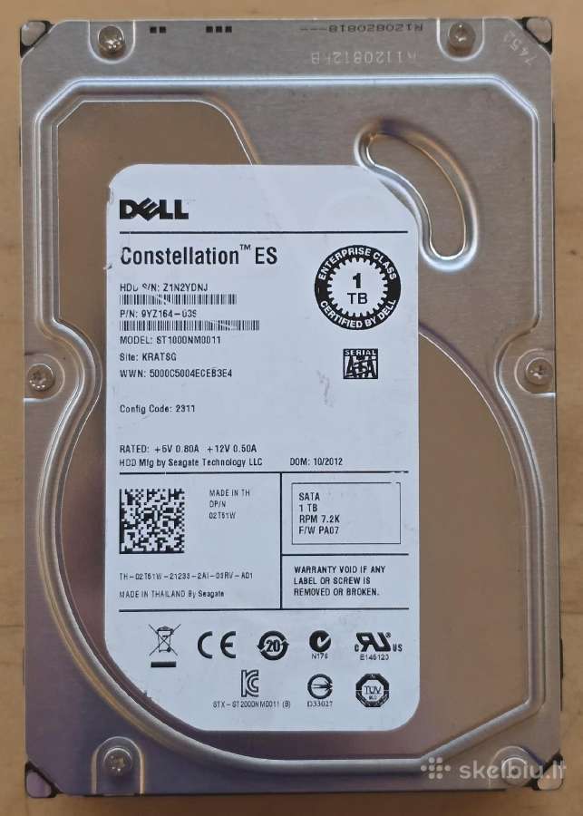 2.5" 3.5" Sata HDD 1tb 2tb 3tb 4tb 6tb 8tb 10-32tb - nuotraukos Nr. 31