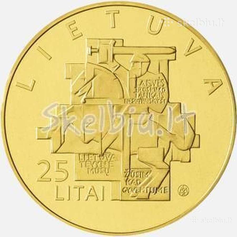 Siulau 25 litu. moneta 2013 m. kaina 15 euru - nuotraukos Nr. 2
