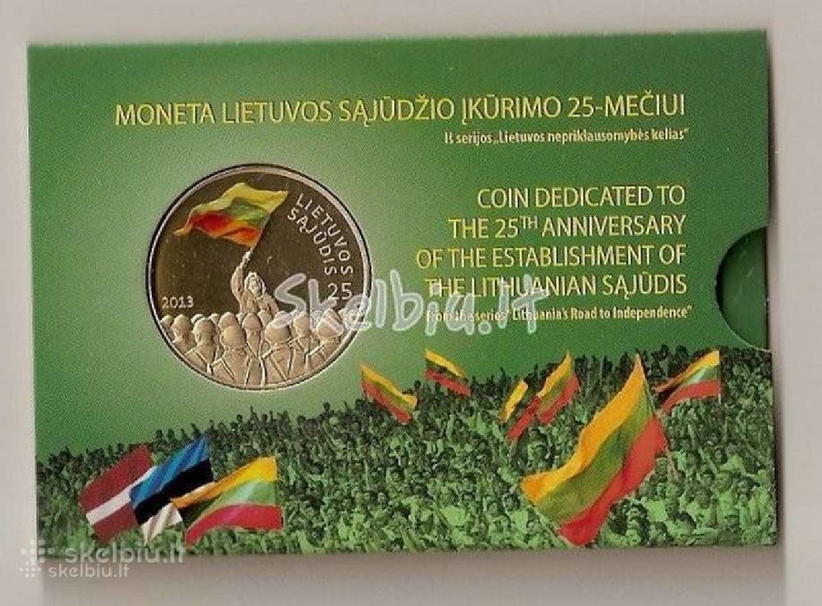 Siulau 25 litu. moneta 2013 m. kaina 15 euru - nuotraukos Nr. 3