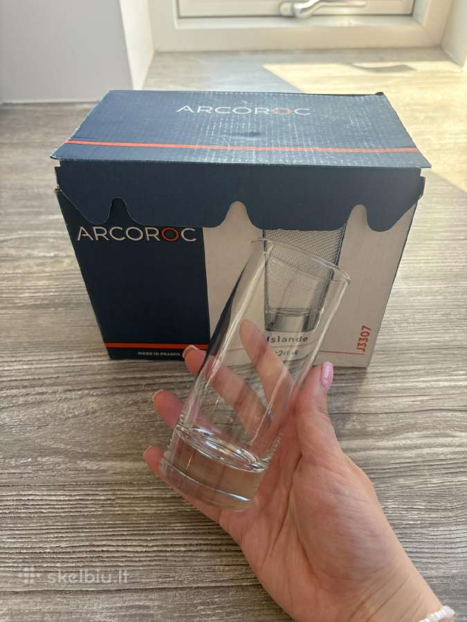 Arcoroc stiklinės