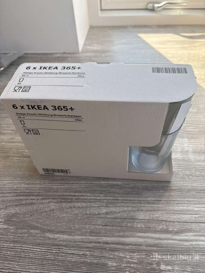Ikea stiklinės