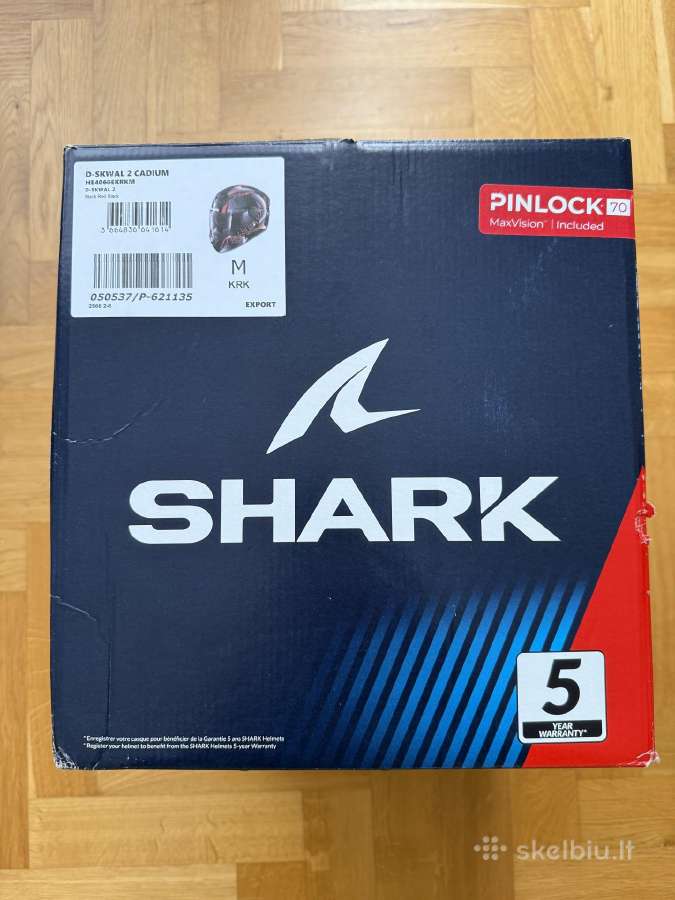 Shark firmos šalmas M dydžio - nuotraukos Nr. 9