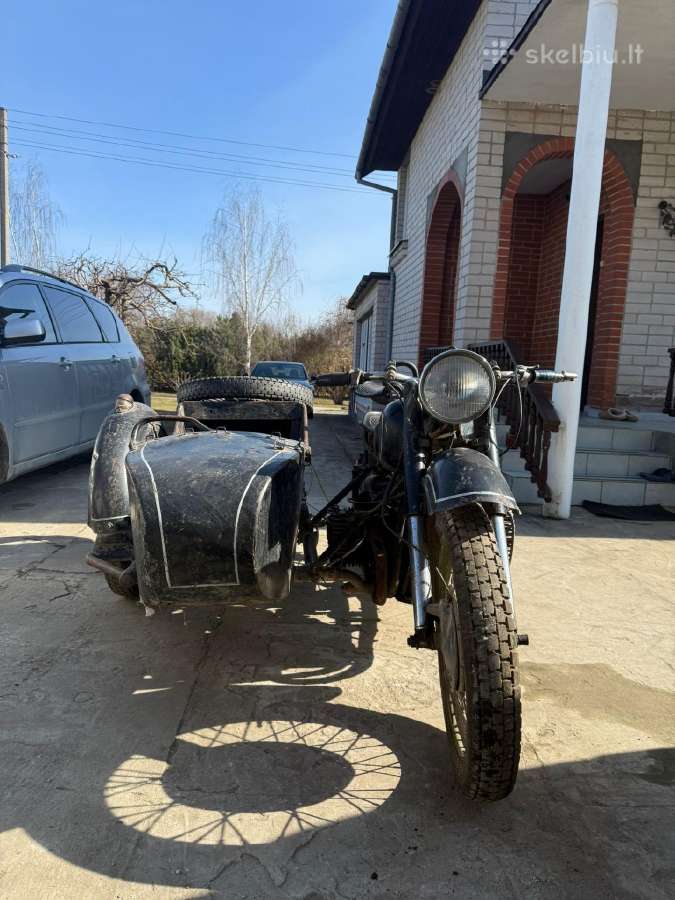 Parduodamas 1957 metų motociklas M72 - nuotraukos Nr. 2