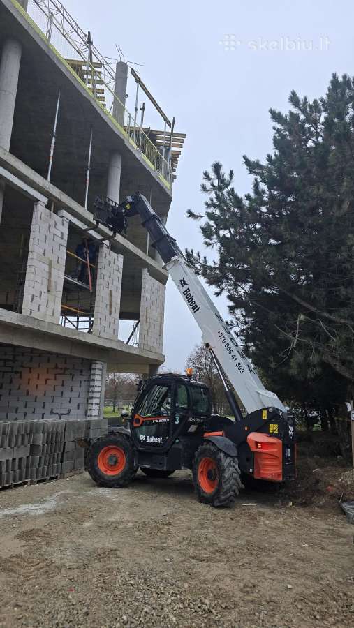 Teleskopinio krautuvo Nuoma Bobcat-manitou Kaunas - nuotraukos Nr. 2