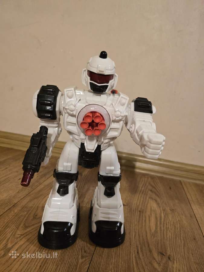 Nuotoliniu būdu valdomas policijos robotas