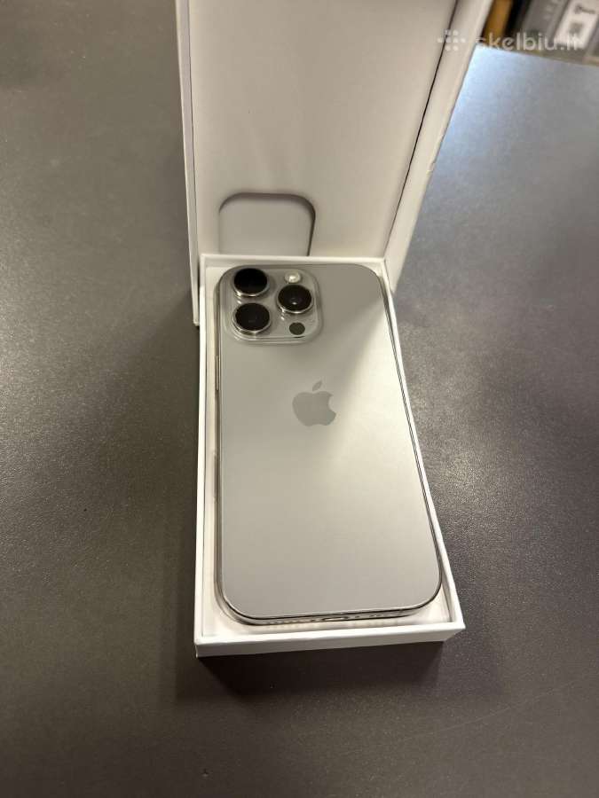 Idealios būklės iPhone 16 Pro 128/256gb, garantija - nuotraukos Nr. 4