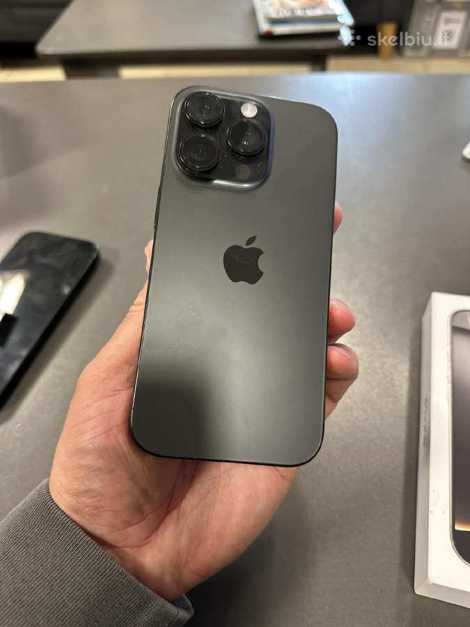 Idealios būklės iPhone 16 Pro 128/256gb, garantija - nuotraukos Nr. 5