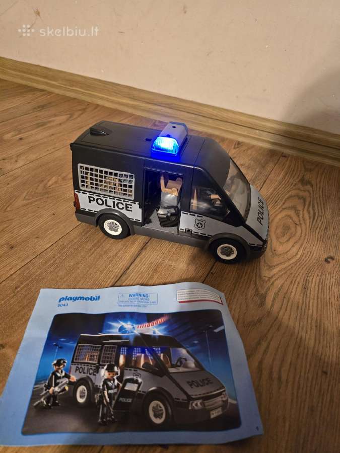 Policijos Playmobil automobilis