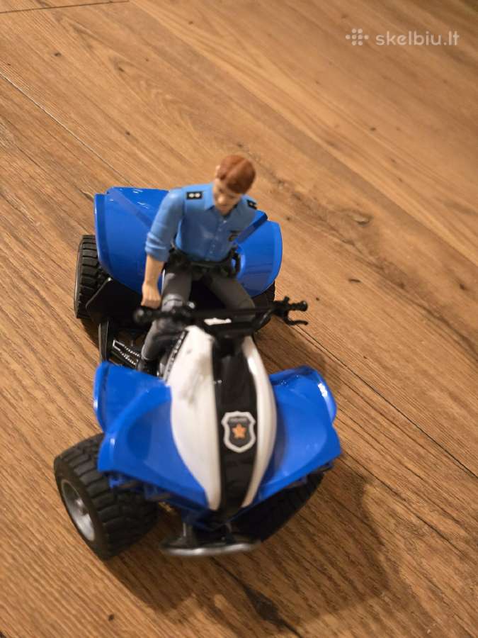 Bruder 63010 policijos keturratis - nuotraukos Nr. 2