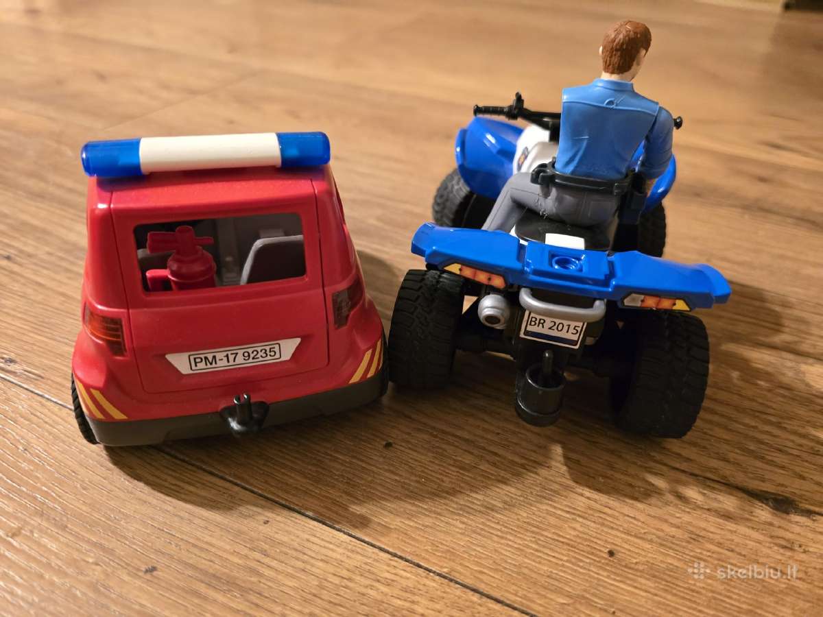 Bruder 63010 policijos keturratis - nuotraukos Nr. 4
