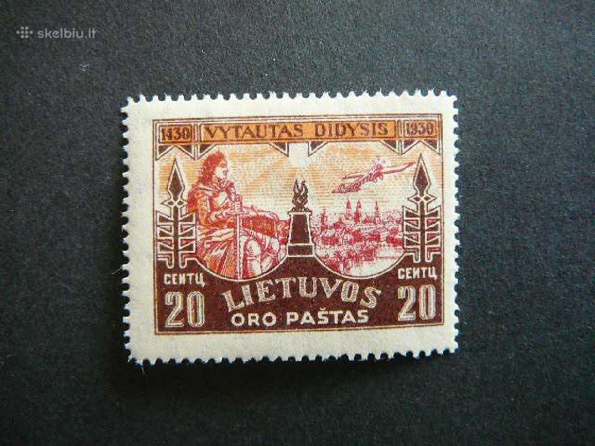 Lietuva 1930 Vytautas Lektuvai svarus lit310sp