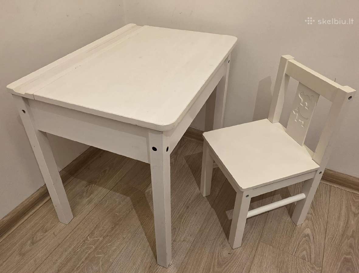 Ikea Sundvik vaikiškas stalas + kėdutė - nuotraukos Nr. 2