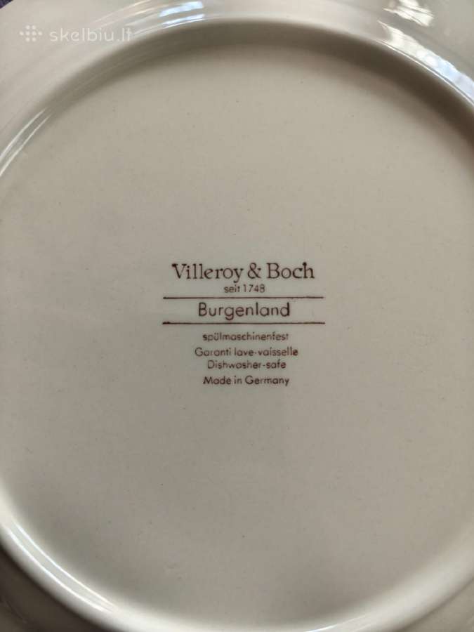Villeroy & Boch pietų lėkštė - nuotraukos Nr. 3