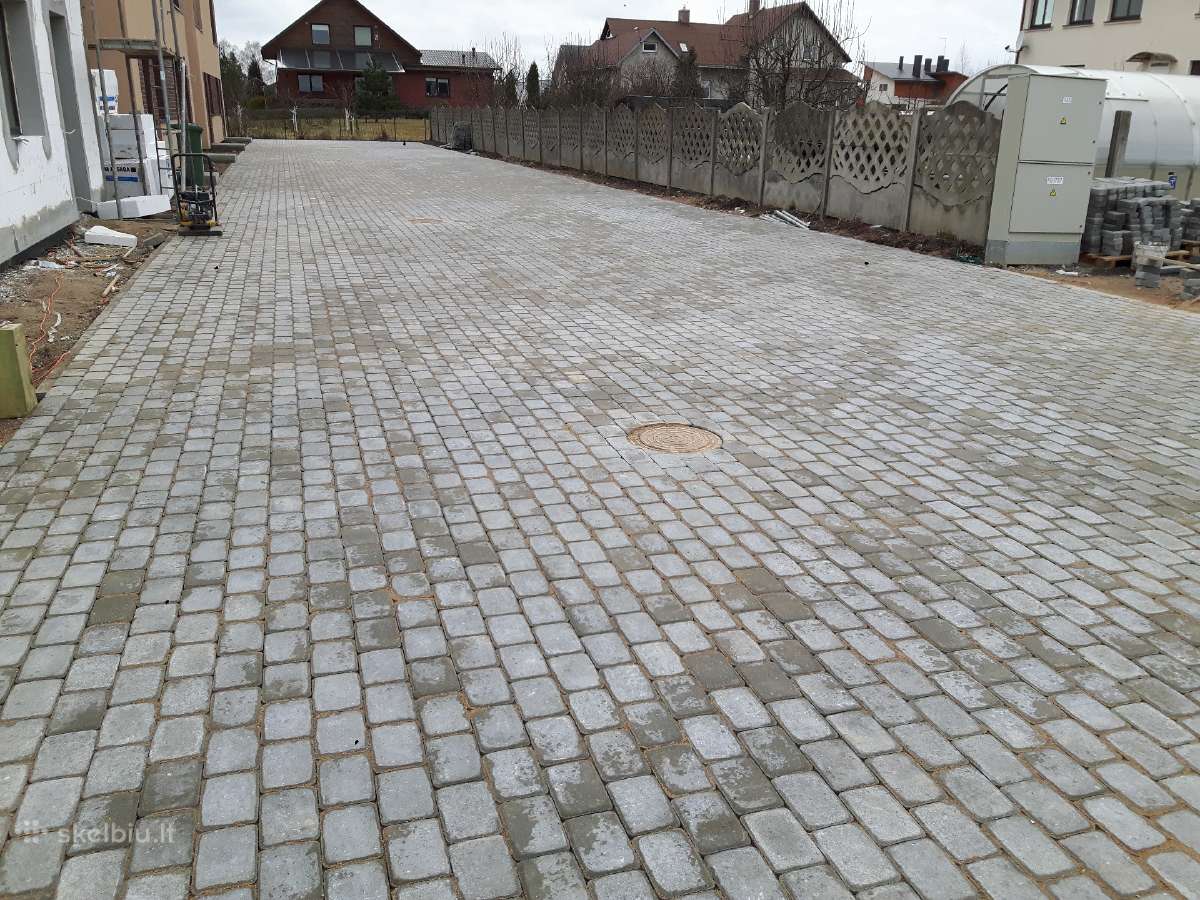 Trinkelių klojimas,pagrindų irengimas Kaune - nuotraukos Nr. 8