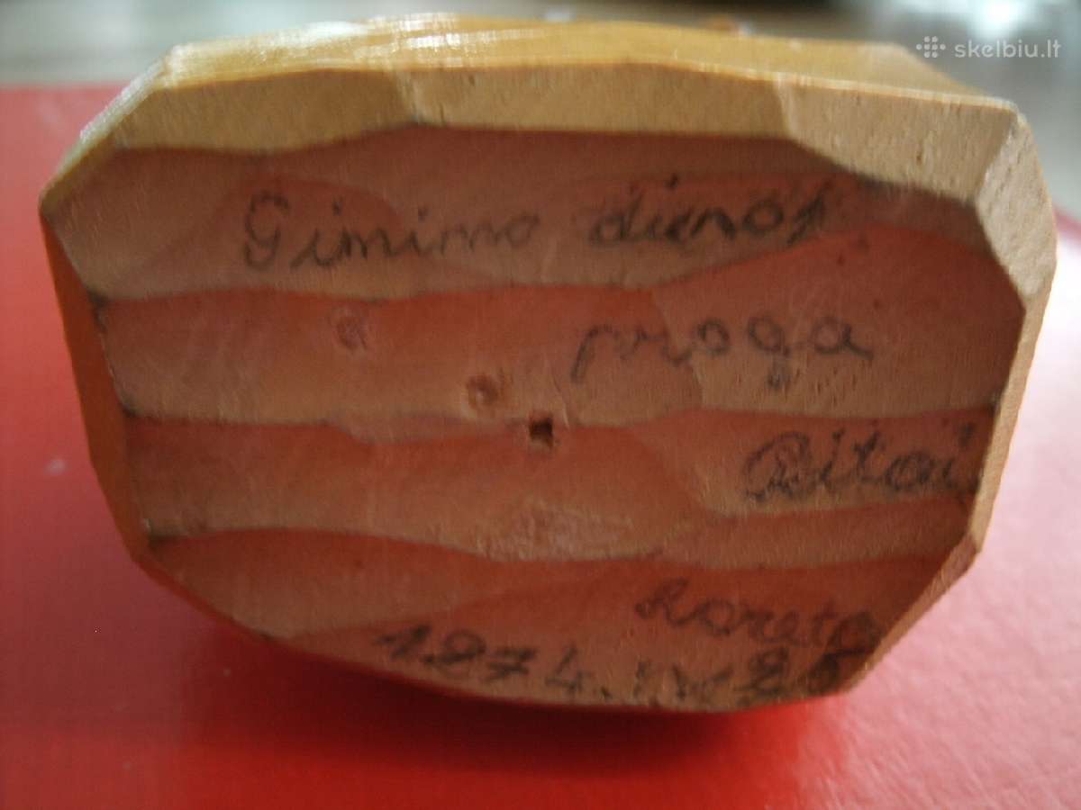 Senovinė medinė figūrėlė - nuotraukos Nr. 5