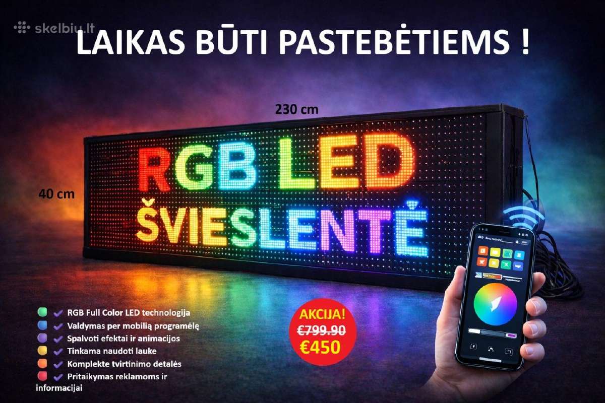 Reklaminės LED Švieslentės – Išpardavimas! - nuotraukos Nr. 2