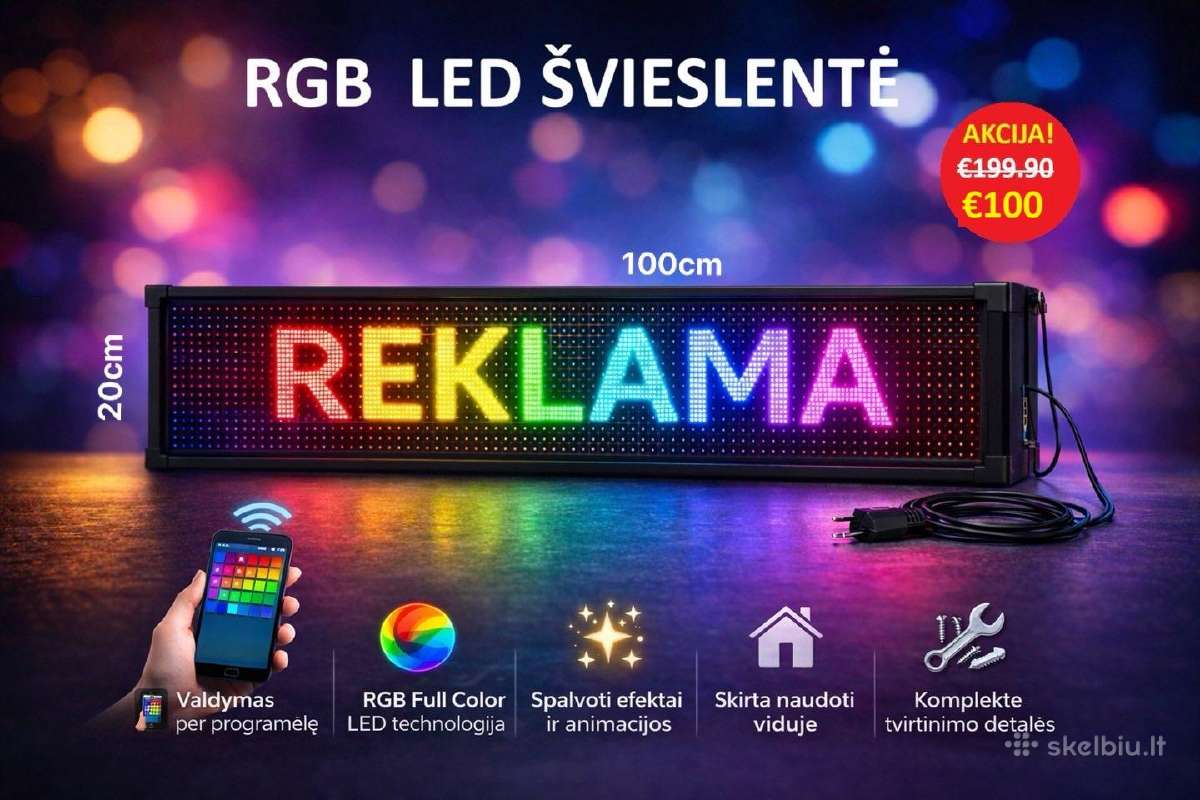 Reklaminės LED Švieslentės – Išpardavimas! - nuotraukos Nr. 3
