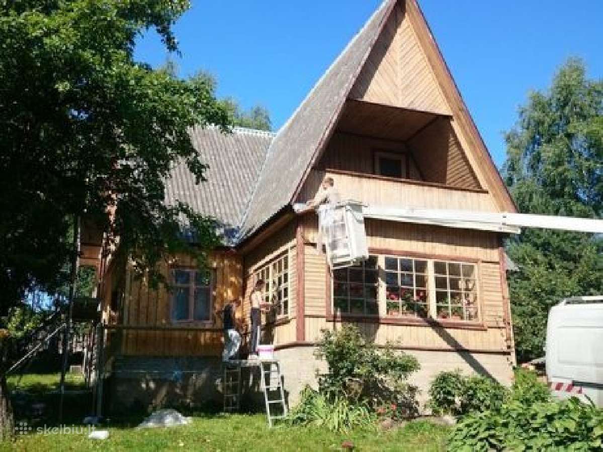 Namų fasadu, stogu plovimas dažymas - nuotraukos Nr. 19