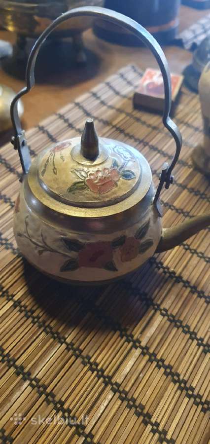 Vintažinis žalvario ir „cloisonn“ emalio - nuotraukos Nr. 3