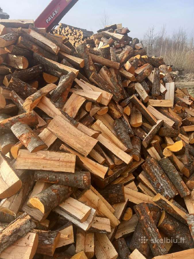 Skaldytos beržo ir alksnio malkos