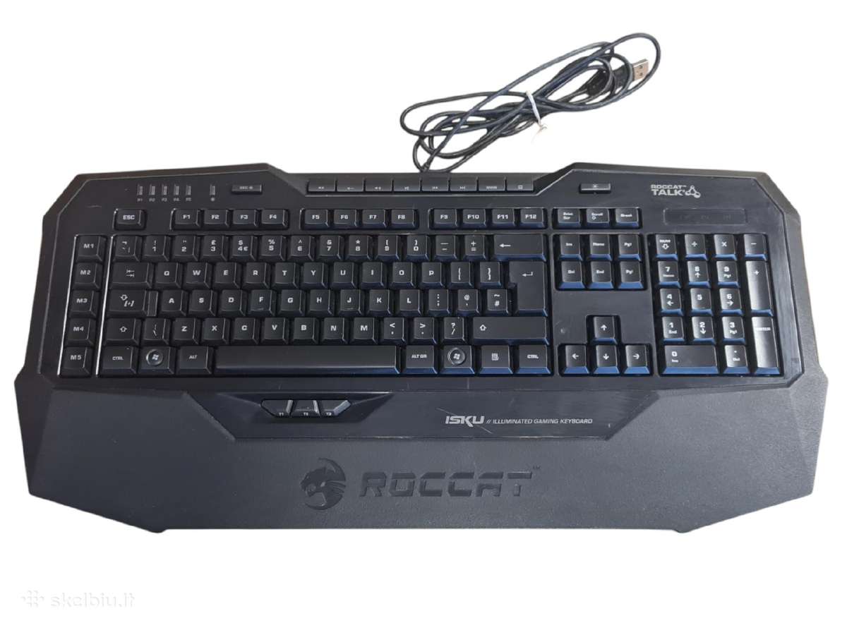 Roccat Isku Roc-12-720 Illuminated Gaming Keyboard - nuotraukos Nr. 10