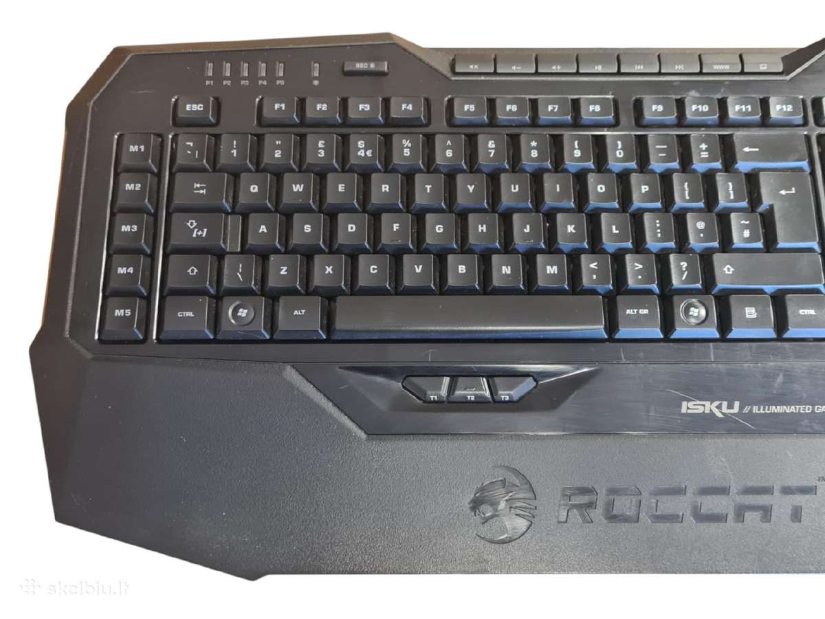Roccat Isku Roc-12-720 Illuminated Gaming Keyboard - nuotraukos Nr. 11