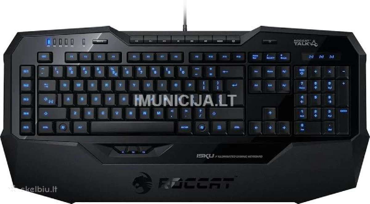 Roccat Isku Roc-12-720 Illuminated Gaming Keyboard - nuotraukos Nr. 9