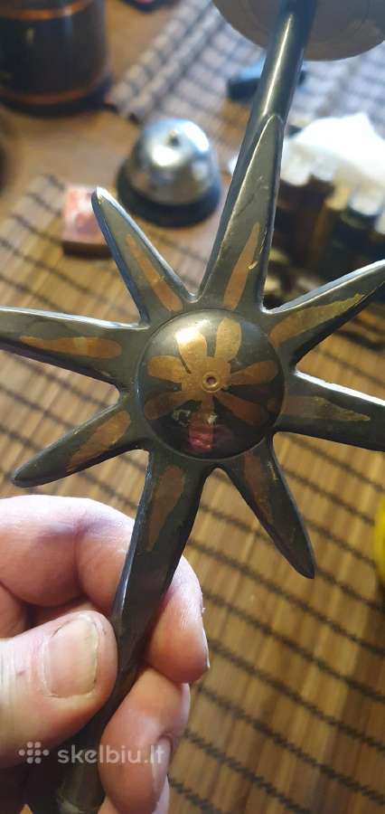 Atomic Age“ Žalvarinė Žvakidė: 8-kampių Žvaigždė - nuotraukos Nr. 4