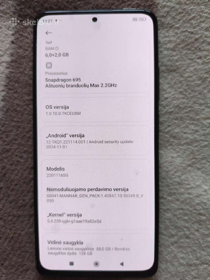 Parduodu Redmi Note 11pro 5G