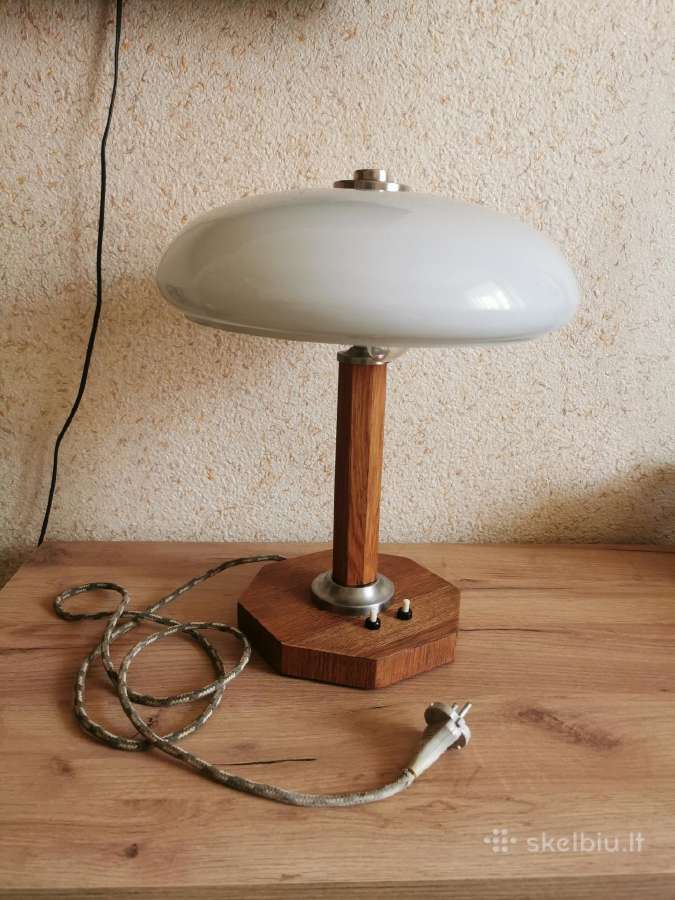 Artdeco naktinis stalinis šviestuvas