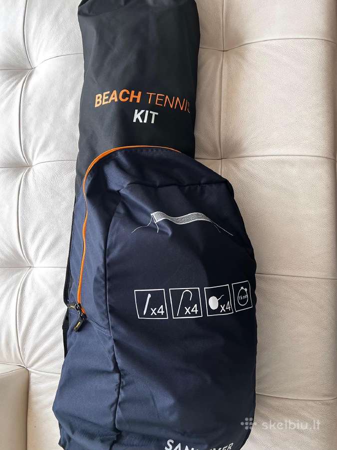 Beach teniso rinkinys Btk 500 R tinklas ir stulpai