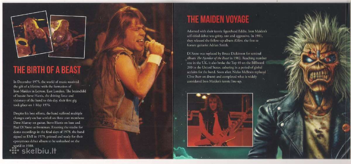 Muzikos legendos- Iron Maiden 2025 Jk 5£ Bu moneta - nuotraukos Nr. 7