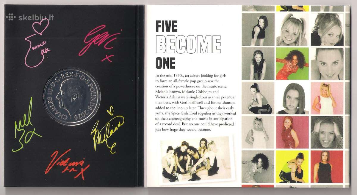 Muzikos legendos - Spice Girls 2026 5£ Bu Nuolaida - nuotraukos Nr. 4