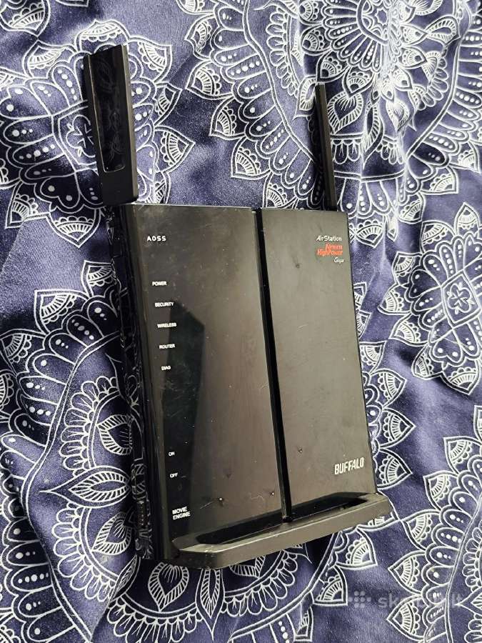 Maršrutizatorius 1gbps, Wi-fi N 2.4/5ghz Buffalo