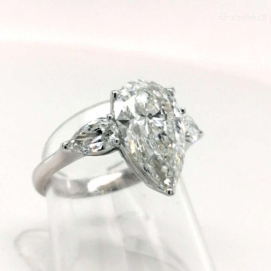 Aukso žiedas su LG deimantais (4,79ct)