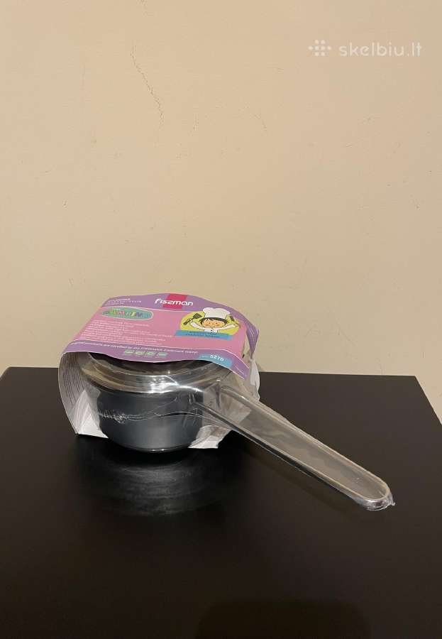 Puodas su dangčiu 12 cm 0,6 l Fissman bambino