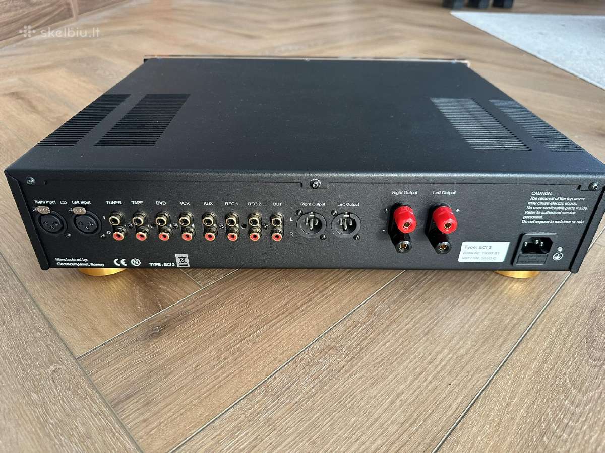 Electrocompaniet Eci-3 stereo stiprintuvas - nuotraukos Nr. 2