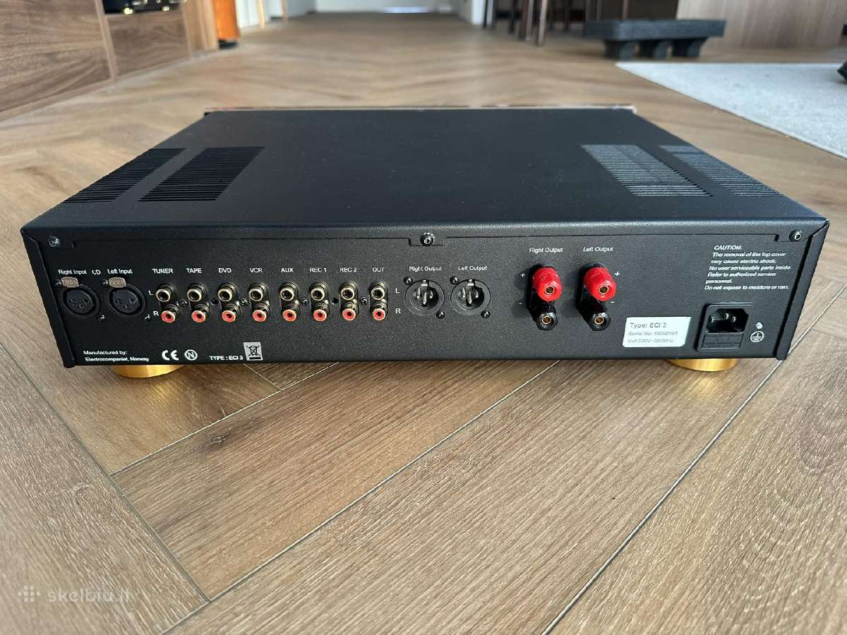 Electrocompaniet Eci-3 stereo stiprintuvas - nuotraukos Nr. 3