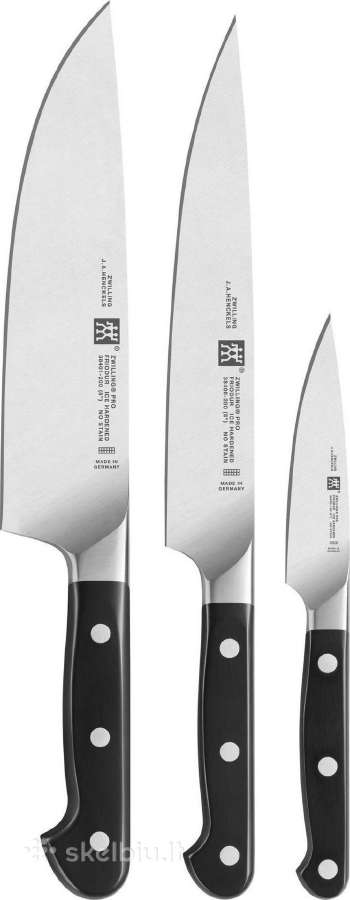 Virtuvinių peilių komplektas Zwilling Pro, 3 vnt. - nuotraukos Nr. 4