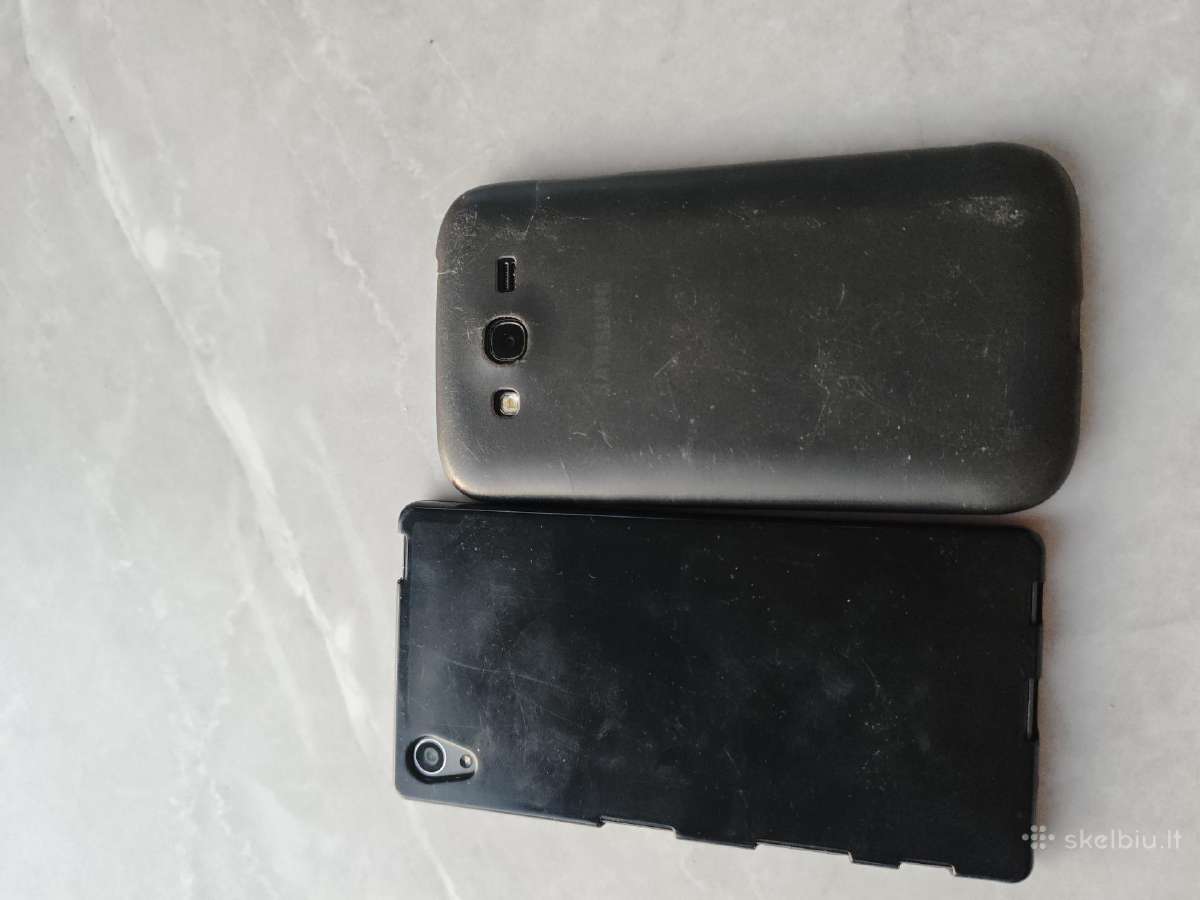 Parduodami du telefonai