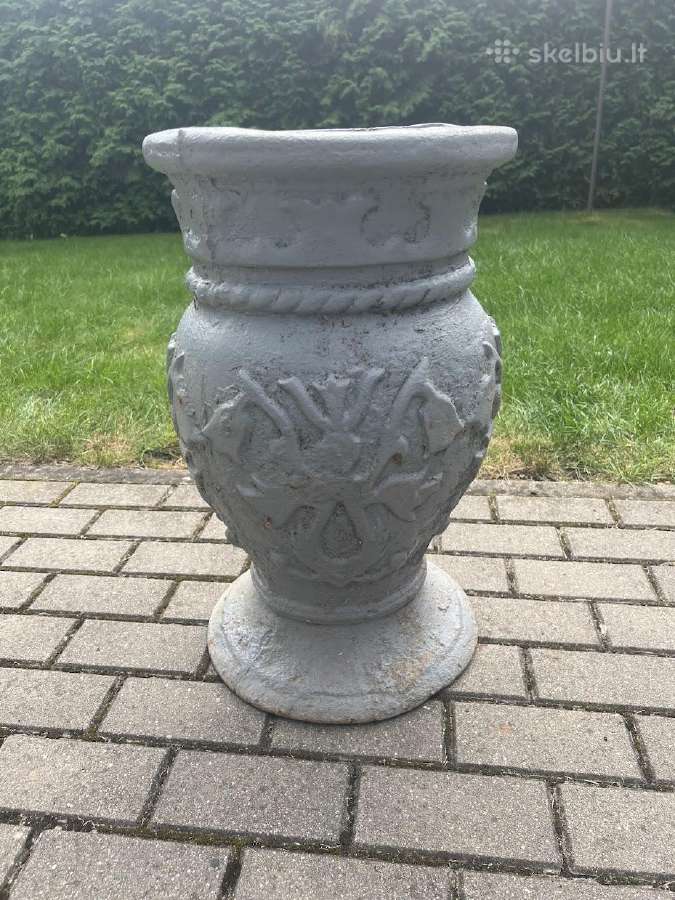Šiukšliadėžė špižinė, ketaus, tarybinė
