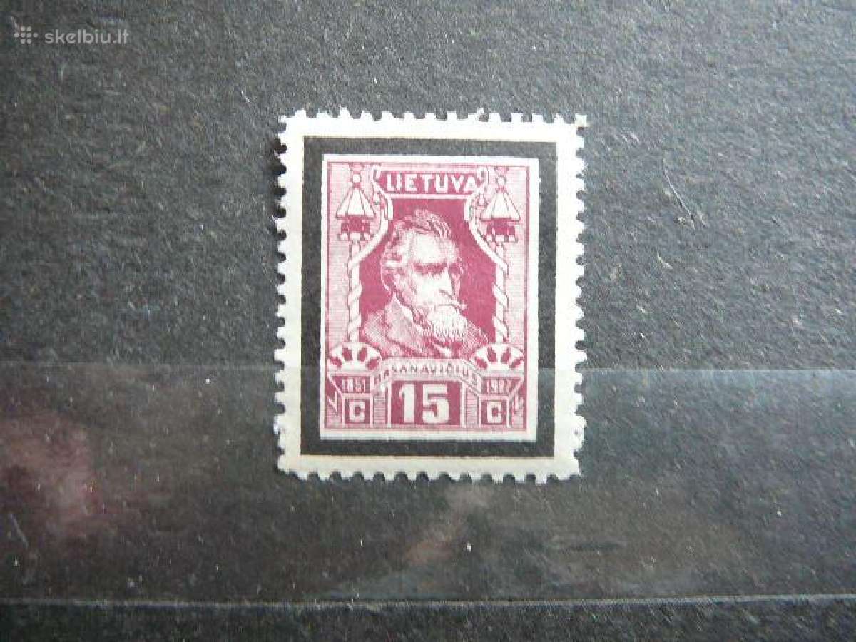 Lietuva 1927 J. Basanavicius Mlh lit274sp