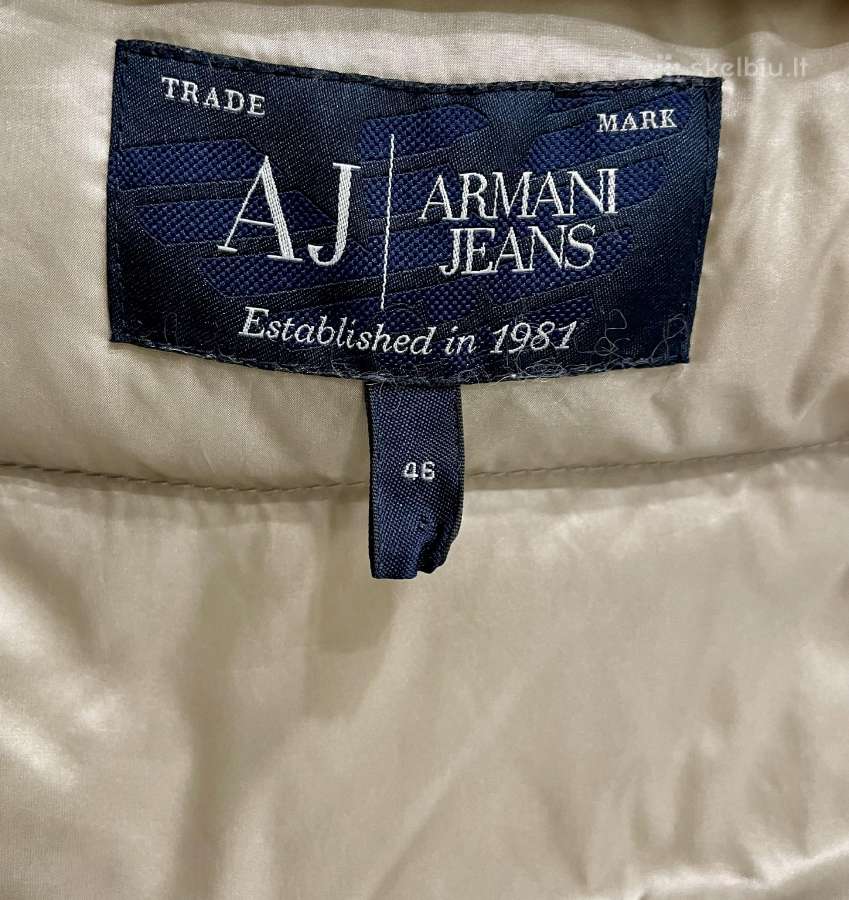 Armani pūkinis paltas - nuotraukos Nr. 6