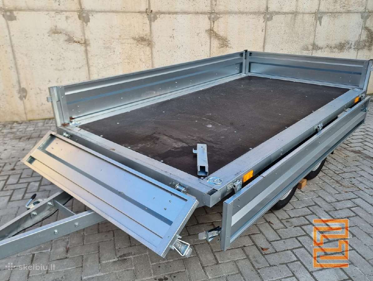 Nauja 2.6x1.45m Dviašė Priekaba - nuotraukos Nr. 2