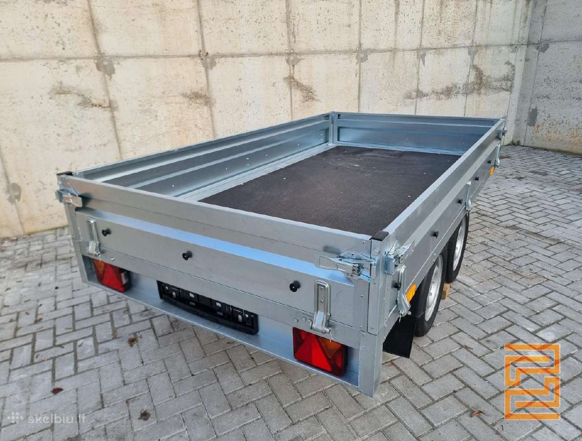 Nauja 2.6x1.45m Dviašė Priekaba - nuotraukos Nr. 7