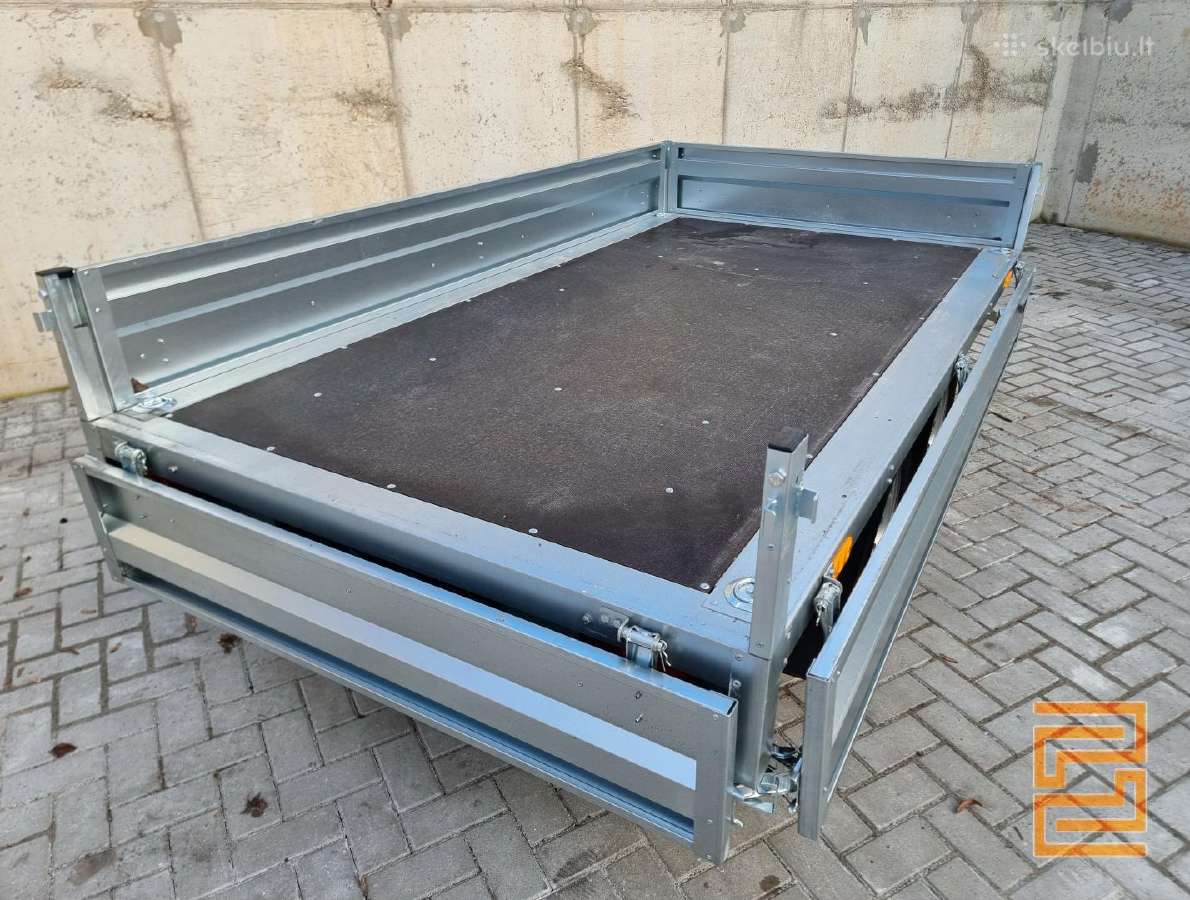Nauja 2.6x1.45m Dviašė Priekaba - nuotraukos Nr. 8