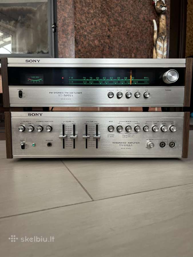 Sony Ta-1055 stiprintuvas St-5055 tiuneris