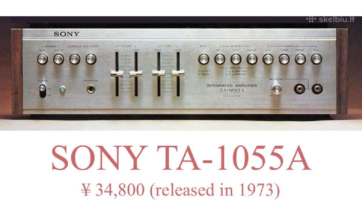 Sony Ta-1055 stiprintuvas St-5055 tiuneris - nuotraukos Nr. 2